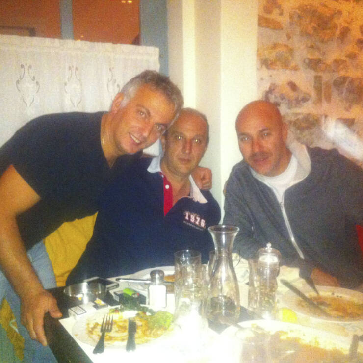 Ο Γ. Αμυράς στο Εστιατόριο Σπυραντρέας